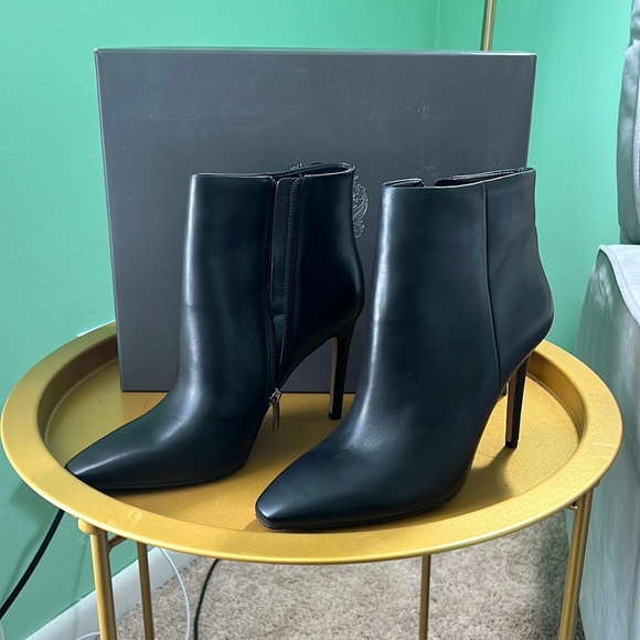 Vince Camuto Leather Stiletto Boot - Picture 1 of 5
